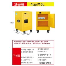 지게차 충전기 보관함 배터리 방폭 리튬 안전 캐비닛, 1개, 기본 색상