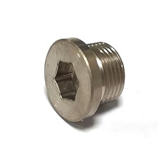 JIAX 강철 M18x1 5 나사 O2 내부 자동차 육각형 플러그 마개 산소 센서 부품 커넥터, Steel