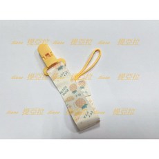 雙面加厚織帶奶嘴鍊, 1個, 夏日鳳梨