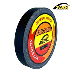 테스크 수출용(국내산) 개퍼테이프 무광 면테이프 25MM X 55M MATT BLACK, 1개