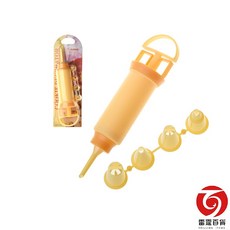 雷霆百貨 4花嘴餅乾擠花槍組, 1個