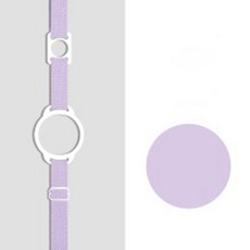 온통온유 물병 스트랩 끈달린 물통 주머니, 퍼플, 1개