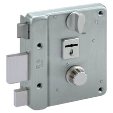 HOME 大安住 不鏽鋼鐵五段鎖 9512 白鐵 葉片式匣 連體式五段鎖 門鎖 硫化銅門 白鐵門 大門鎖 防盜鎖 台灣造, 1個