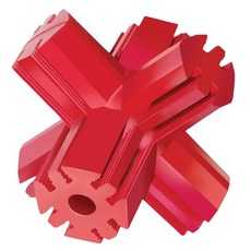 【KONG】寵物玩具 狗狗耐咬橡膠藏食玩具 聖誕交換禮物, 十字型益智玩具, 1個