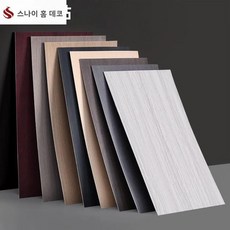 나무 도어보드 수리 스티커 가구 리모델링 셀프 접착 방수 벽 데칼 중국 스타일 홈 데코, 7. 그레이월넛 M004 [40*80cm] 피부촉감 1