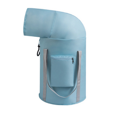 홈리얼 하체 보온 찜질 족욕 원형 통, 1개, 블루