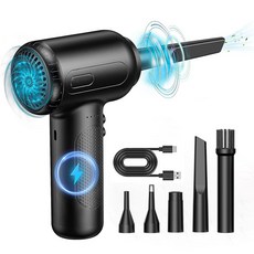 渦輪風扇便攜式吹塵器手提式多功能車載吸塵器無線電動, 一个, CN01