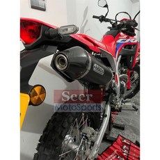 Seer ARROW Honda CRF300L 專用排氣管中尾段，提升動力、優化聲浪，現貨供應, 中段+鋁合金陽極黑尾段