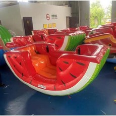 대형 바나나 시소 에어바운스 레저 워터파크 펜션 벌룬, 수박 보트 2.2-1.2-0.9m 2인, 1개
