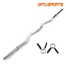 핫템 역기 경량 이지바 바벨바 크롬 역기봉 이지컬바 25mm 원판 호환, 1개, 6kg