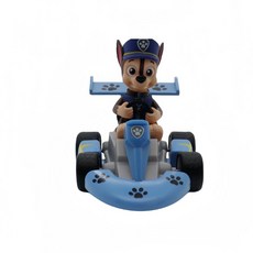 狗狗圓桶迴力車玩具阿奇小狗生日蛋糕擺件兒童寶寶甜品派對裝扮 EKA5, 1個, 藍色