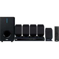 나샥스 일렉트로닉스 ND-864 5.1 채널 고출력 홈 시어터 DVD 및 카라오케 스피커 시스템