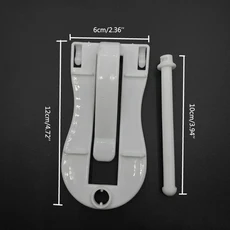 플라스틱 새 음식 홀더 애완 동물 앵무새 먹이 과일 야채 클립 오징어 뼈 피더 장치 핀 클램프 새장 액세서리, 02 2, 1개