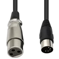 커넥터가 악기 케이블 매칭용 오디오 핀 암, 01 XLR F, 01 1.5m