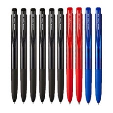uni 시그노 노크 볼펜 UMN-155 흑색/청색/적색 세트, 0.38mm 흑6개+청2개+적색2개 세트