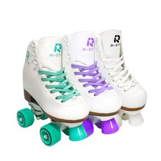 R-STAR 롤링스타 아동 어린이 성인 밀크팝 롤러스케이트, 1개, 화이트