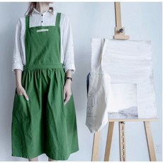 다용도모던 코튼 원피스 앞치마