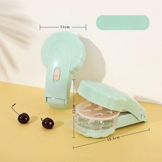 매실 체리 대추 씨 제거 복숭아 기계 가정용, 1개, 라이트그린