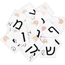 교육용 히브리 단어 카드 플래시 인지 교육 완구 게임