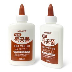 목공풀 만능 목재 벽지 종이 접착풀 120ml, 본상품, 1