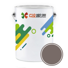 디오페인트 멀티퍼퍼스 벽지 가구용 페인트, 1개, 4L, 뉴트럴27 (초코브라운)