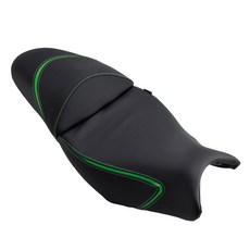 Kawasaki Versys650 2022-2024專用改裝造型坐墊-極限超快感，提升騎乘舒適度與車身美觀, 黑色綠邊