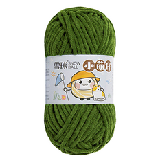 부드러운 실 수면실 셔닐 벨벳실 통통한실 소품실 뜨개실, 1개, 24.피클