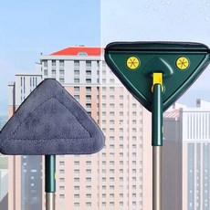 패드 유리 천장 닦는 밀대 걸레 4p 세트 청소도구 먼지제거, 상세페이지 참조, 1개