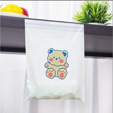 리빙백서 차량용 접착식 다기능 쓰레기봉투 30개, 화이트, 2개