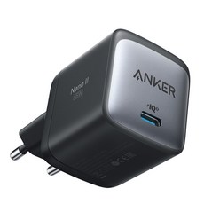 앤커 나노2 65W C타입 초고속 미니 충전기, 블랙 × 1개, 1개