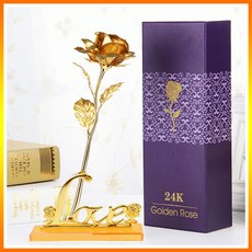 24k 금장미 금카네이션 어버이날 스승의날 부모님 요양원 단체선물 금꽃 브로치 용돈박스, 04.카네이션브로치-진주, 1개