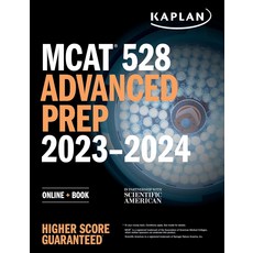 MCAT 528 고급 준비 2023-2024: 온라인 + 책 카플란 테스트