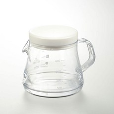 아케보노 커피 서버 스트롱 화이트, 400ml, 1개, 뚜껑 + 커피서버