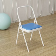 접이식 필라테스 스트레칭체어 피트니스 장비 보조의자, 전문판 하늘 블루 더블빔 관벽 두껍게