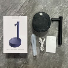 電動抽水器 桶裝水抽水機 折疊式 自動飲水機, 適各種桶型（黑色）, 1個