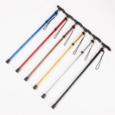 접이식 4단 지팡이 등산 보행 보조기 휴대용 노인 실버 튼튼한 스틱, GS002785 4단접이식지팡이 브라운, GS002785 4단접이식지팡이 브라운, 1개