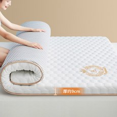 접이식 자취방 라지킹토퍼 두꺼운이불패드 바닥 돌침대요 매트리스 손님용, 1cm, 21_I타입 두께 9cm 90x200cm