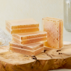 하비비 벌집꿀 벌꿀집 허니콤 천연벌집꿀 밀랍 벌집, 1개, 500g