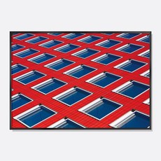 스웨리움 미드센츄리 모던 홈데코 감성 인테리어 포스터 액자 Window Cube 가로형, A4 (210 x 297 mm), 포스터만 구입