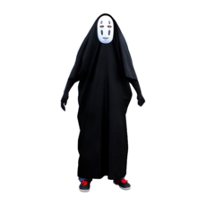 가오나시 옷 가면 장갑 코스튬 패키지