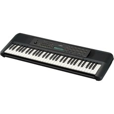 YAMAHA PSR-E283 標準61鍵電子琴, 1個, PSR-E283踏板+琴袋+交叉架, 黑色