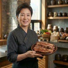 꽃갈비로 만든 육즙많고 부드러운 양념LA갈비 양념갈비 엘에이갈비 소갈비찜 갈비구이 소고기 구이용, 500g, 1개