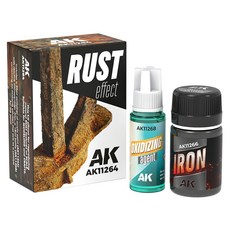 AK AK11264 鏽蝕效果套裝 鏽化 生鏽 重鏽 舊化模型製作, 詳見包裝