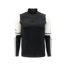 아디다스 키즈 반집업 스쿼드라25 트레이닝 탑 블랙