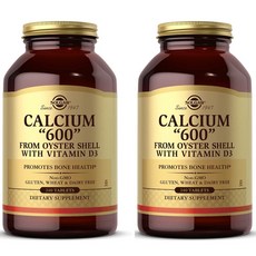 SOLGAR 鈣600保健錠, 240顆, 2罐