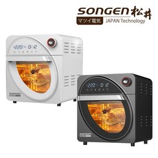 松井 14L 智能旋轉烤雞氣炸鍋烘烤爐 SG-1420AF 附10件組配件, 白色,購主機 限量贈 廚房工具套組5+1一套