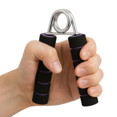 루나웰 논슬립 악력기 10~60kg /손목 근력 강화 트레이닝 재활 운동기구, 1개, 퍼플 15kg