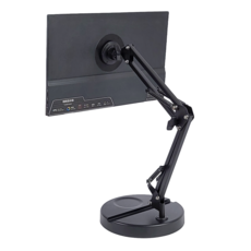 마그네틱 이동식 보조 모니터 태블릿 자석 거치대, 1개, 블랙, C-77