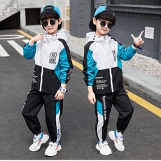 兒童裝男童秋裝套裝2025新款中大童男孩運動春秋兩件套帥氣時髦潮