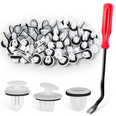 GOOACC 60피스 후면 콤비네이션 후미등 조립 가이드 클립 토요타 렉서스 사이언 81496-60010 81496-52020 90467-A0005 81496-0E020과 호, GOOACC 60피스 후면 콤비네이션 후미등 조립 가이